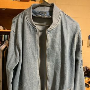 Denim Bomber Jacket
